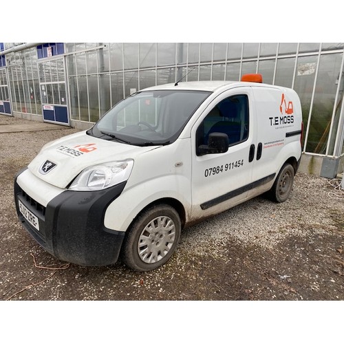 233 - A PEUGEOT 1.3 DIESEL BIPPER VAN FOR SPARES OR REPAIRS AUTOMATIC STUCK IN 2ND GEAR [MOT TILL FEB 2022... 