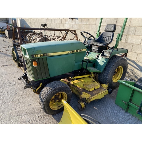 166 - A JOHN DEERE 855 COMPACT TRACTOR 
- NO VAT