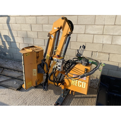 170 - A RECO FERRI FLAIL HEDGE CUTTER WITH 3 METRE WIDE HEAD  - NO VAT