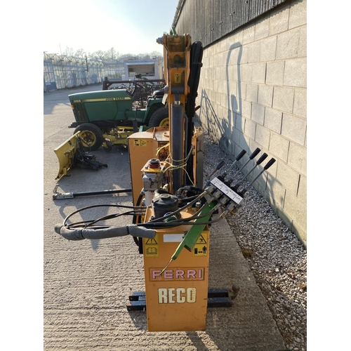 170 - A RECO FERRI FLAIL HEDGE CUTTER WITH 3 METRE WIDE HEAD  - NO VAT