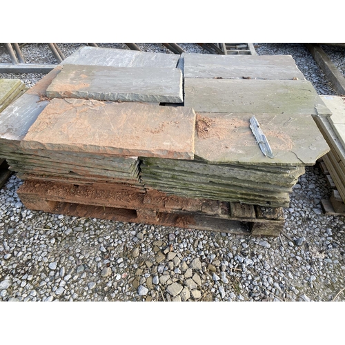 218 - A PALLET OF PAVING STONE + VAT