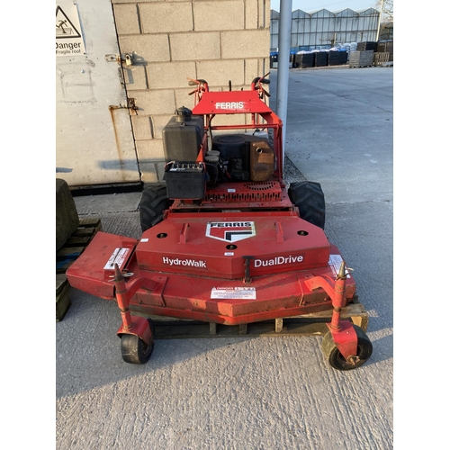 223 - A FERRIS DUAL DRIVE 4' MOWER - ELECTRIC START HYDROSTATIC - NO VAT