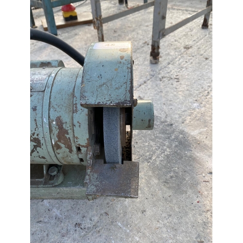 48 - A CROMPTON BENCH GRINDER   - NO VAT