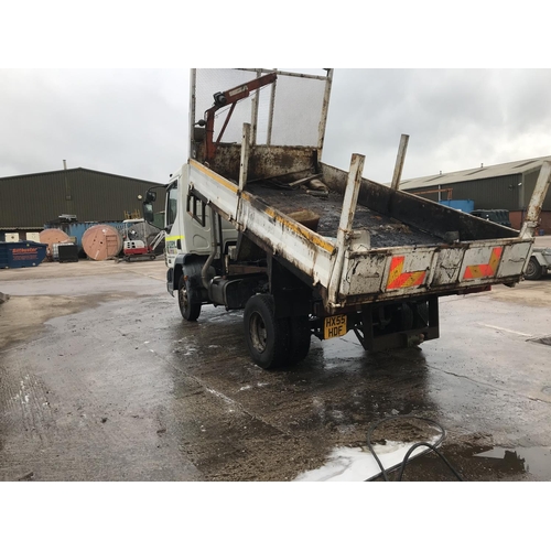 60 - A DAF LF45  [45.150] TIPPER WAGON WITH 12 MONTHS MOT [REGISTRATION NO HX55 HDF] + VAT