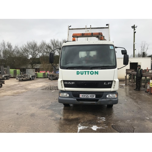 60 - A DAF LF45  [45.150] TIPPER WAGON WITH 12 MONTHS MOT [REGISTRATION NO HX55 HDF] + VAT