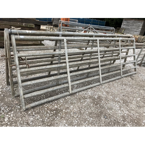 320 - THREE 12' H.D. YARD GATES + VAT