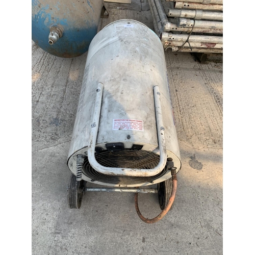 296 - AN ANDREWS INDUSTRIAL HEATER - BELIEVED IN WORKING ORDER (NO WARRANTY) - NO VAT