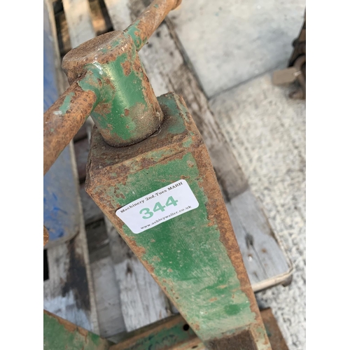 344 - TWO FRASER TRAILER JACKS  + VAT