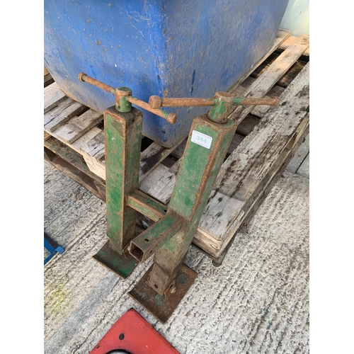 344 - TWO FRASER TRAILER JACKS  + VAT