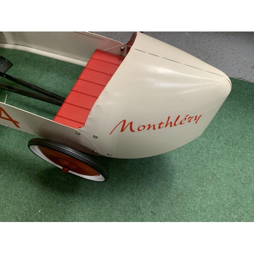 301 - A CHILDS BAGHERA PEDAL CAR - L:108CM H:54CM (TO TOP OF STEERING WHEEL)