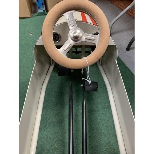 301 - A CHILDS BAGHERA PEDAL CAR - L:108CM H:54CM (TO TOP OF STEERING WHEEL)