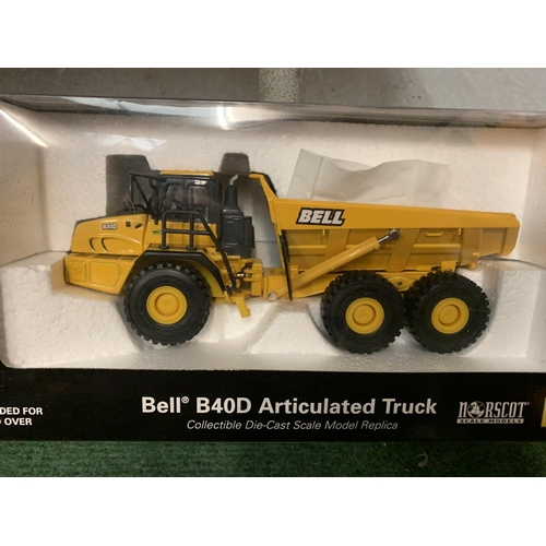 338 - A BOXED NORSCOT BELL B40D ARTICULATED TRUCK