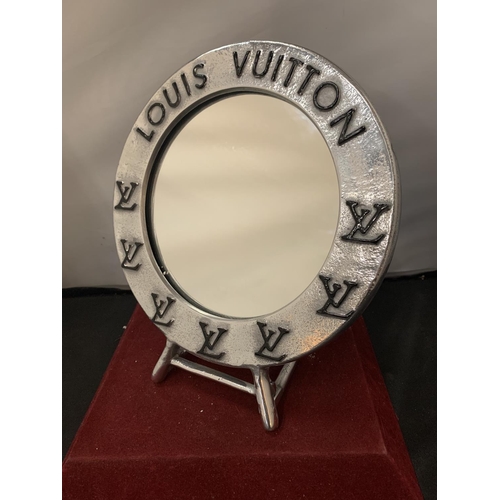 10 - A LOUIS VUITTON DRESSING TABLE MIRROR H:29 CM