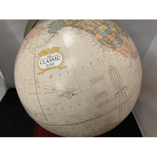 29 - A HERFF JONES EDUCATION DIVISION CLASSIC GLOBE CIRCUMFERENCE 96CM