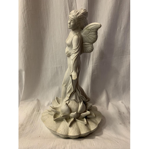 47 - A LILY PAD WATER FAIRY H: APPROXIMATELY 46CM