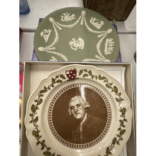 136 - FOUR BOXED WEDGWOOD PLATES