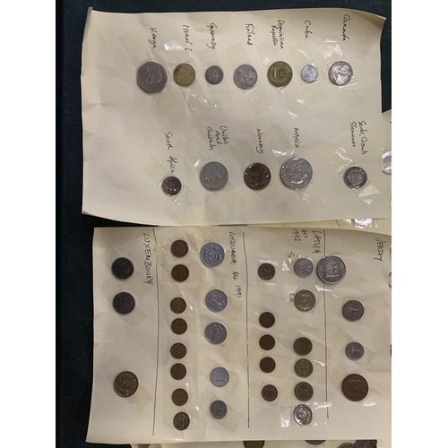 260 - A LARGE QUANTITY OF FOREIGN COINS