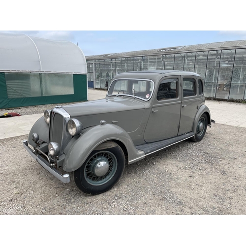 1210 - A 1937 ROVER 14 SALOON CAR, 1694 CC SIX CYLINDER, ON A V5C WITH ORIGINAL REGISTRATION NUMBER. WIRE W... 