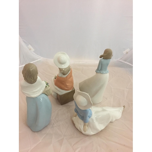 164 - FOUR SPANISH PORCELAIN MARCO GINER FIGURINES