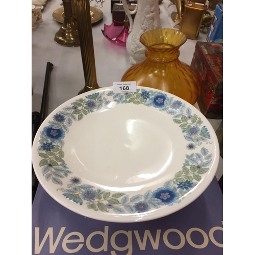 168 - FOUR PIECES OF BOXED WEDGWOOD