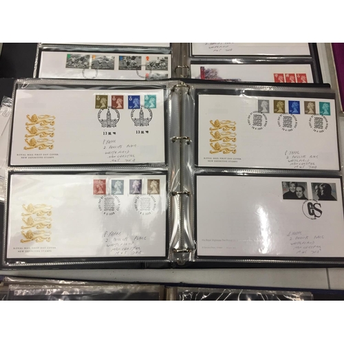 175 - A LARGE QUANTITY OF FIRST DAY COVERS IN FILES TO INCLUDE INTERNATIONAL EXAMPLES