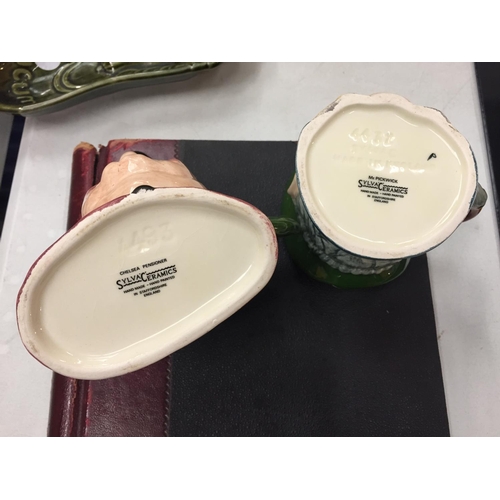 176 - FOUR PIECES OF SYLVAC TO INCLUDE TOBY JUGS