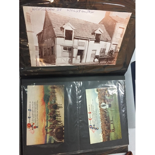 193 - AN ALBUM OF POSTCARDS OF THE POTTERIES AND SURROUNDING AREA ETC