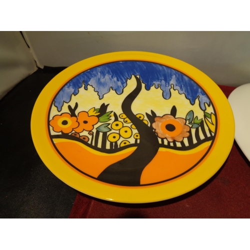 716 - THREE LIMITED EDITION WEDGWOOD CLARICE CLIFF PLATES