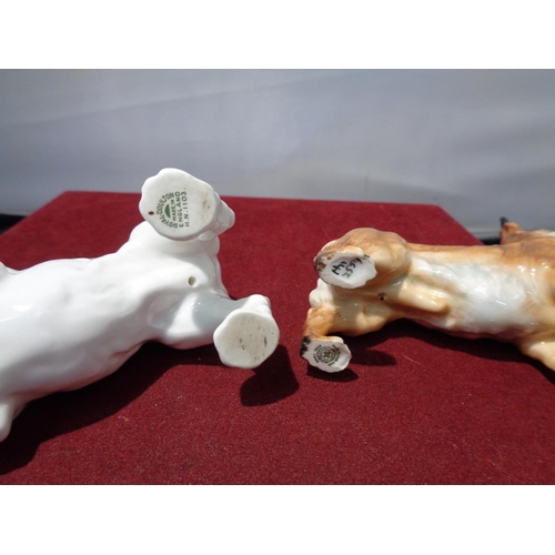 718 - SIX BESWICK DOGS TO INCLUDE CORGI, TERRIERS ETC