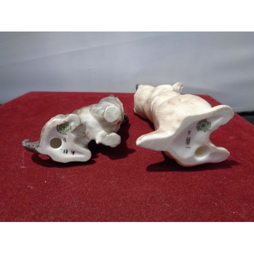 718 - SIX BESWICK DOGS TO INCLUDE CORGI, TERRIERS ETC