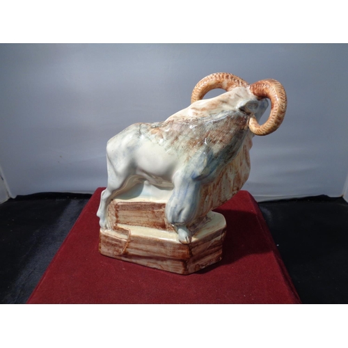 728 - A LARGE WEDGWOOD FIGURINE OF A MOUNTAIN GOAT