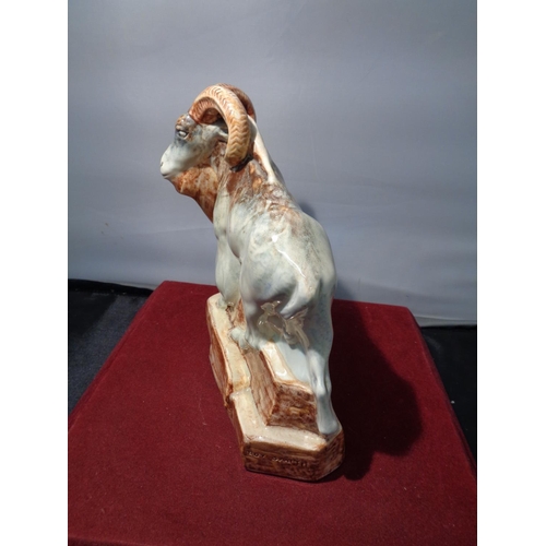 728 - A LARGE WEDGWOOD FIGURINE OF A MOUNTAIN GOAT