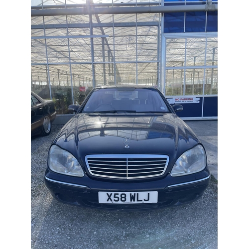 1230 - A 2001 MERCEDES S500 AUTO SALOON. REGISTRATION X58 WLJ. 4995 CC  FROM A DECEASED'S ESTATE (AGE AND C... 