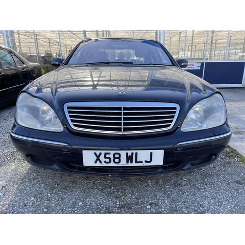 1230 - A 2001 MERCEDES S500 AUTO SALOON. REGISTRATION X58 WLJ. 4995 CC  FROM A DECEASED'S ESTATE (AGE AND C... 