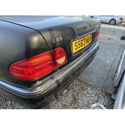 1240 - A 1999 MERCEDES E55 AMG AUTO SALOON. REGISTRATION S563 MBY. 5439 CC  FROM A DECEASED'S ESTATE (AGE A... 