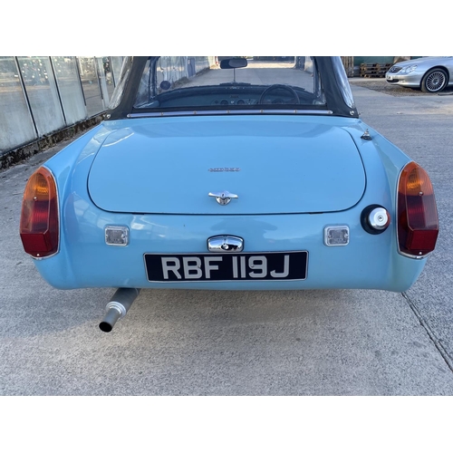 1250 - A 1970 MG MIDGET MARK 3 1275  CC. THE CAR HAS UNDERGONE A SPEEDWELL CONVERSION AND IS AN EARLY VERSI... 