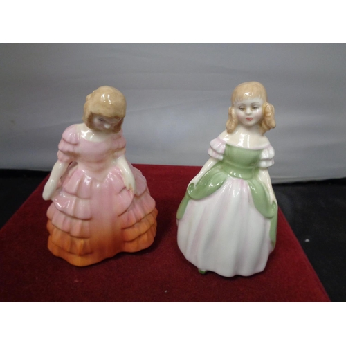 768 - FOUR ROYAL DOULTON FIGURINES (TWO A/F)