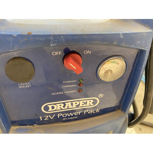 1295 - A DRAPER 12V CAR POWER PACK