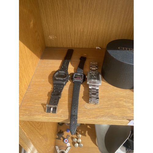 1341 - AN ASSORTMENT OF WATCHES TO INCLUDE A CITIZEN MOTO GUZZI WATCH