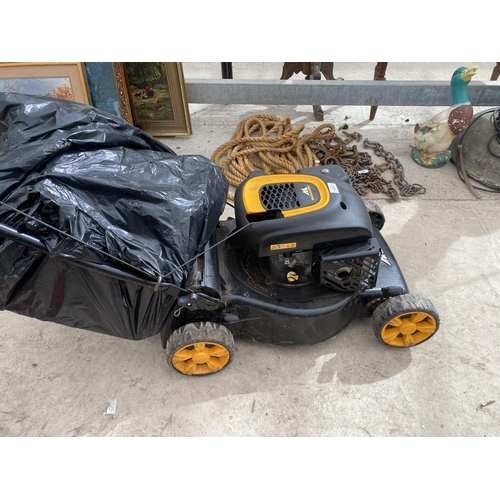 1447 - A PETROL ENGINE MCCULLOCH LAWN MOWER