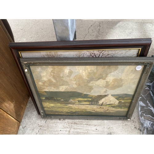 1506 - A QUANTITY OF FRAMED PRINTS AND PICTURES