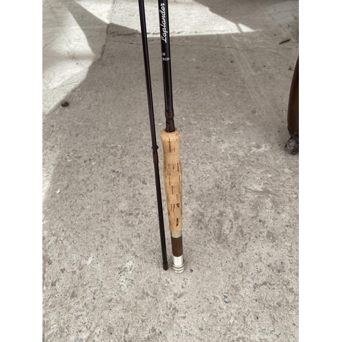 1519 - A 10' BOB CHURCH FLY FISHING ROD