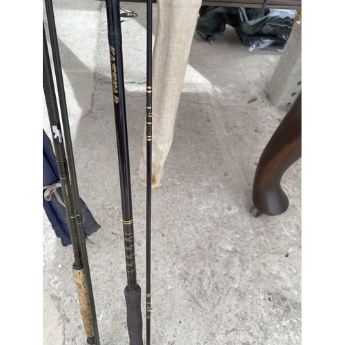 1522 - A 10' 8/9# FLY ROD AND A 9' KASSNAR FLY FISHING ROD