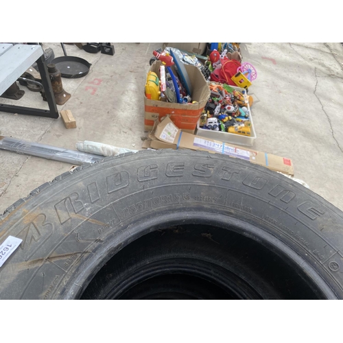 1626 - FOUR BRIDGESTONE 255/70R15 TYRES