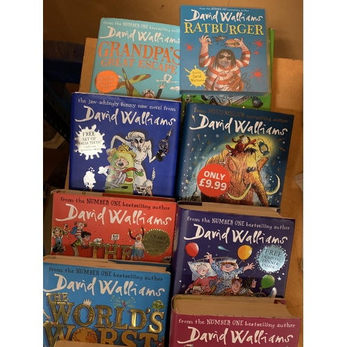 138 - A COLLECTION OF FIFTEEN DAVID WALLIAMS CHILDREN/YOUNG ADULT NOVELS TO INCLUDE SOME HARDBACKS