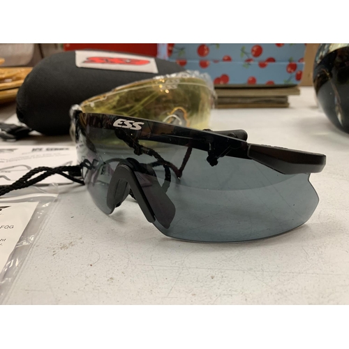 203 - A PAIR OF BENTLEY TRIPLE LENS SUN GLASSES