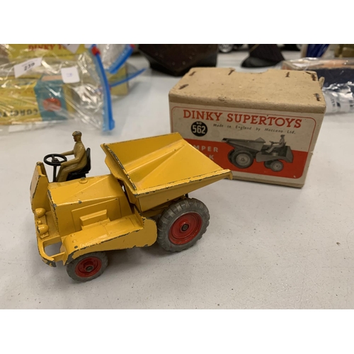 240 - A BOXED DINKY 562 DUMPER TRUCK