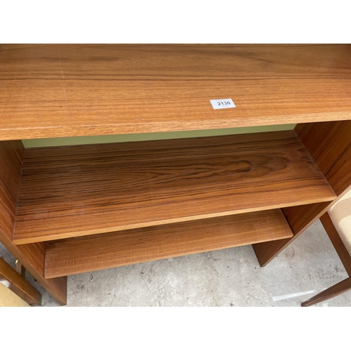 2130 - RETRO TEAK G-PLAN THREE TIER OPEN DISPLAY SHELVES