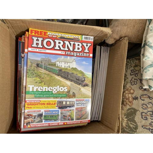 1664 - A LARGE COLLECTION OF MODEL RAILWAY MAGAZINES TO INCLUDE HORNBY ETC