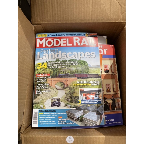 1664 - A LARGE COLLECTION OF MODEL RAILWAY MAGAZINES TO INCLUDE HORNBY ETC